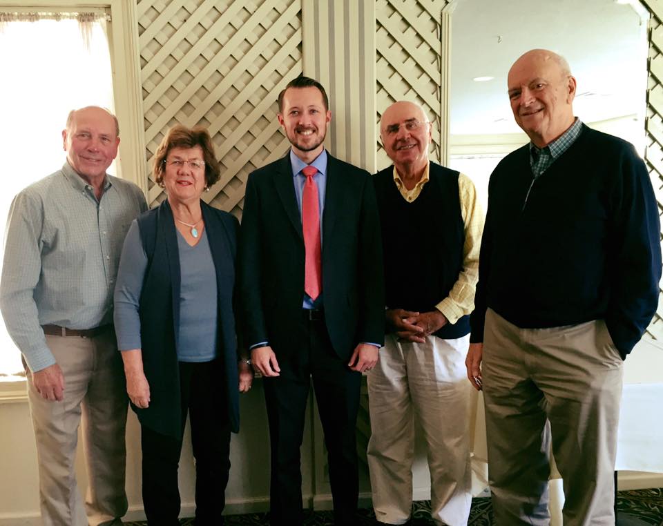 George Reider, Bea Stockwell, Chris Forster, Gerry Haviland and Mike Andreas