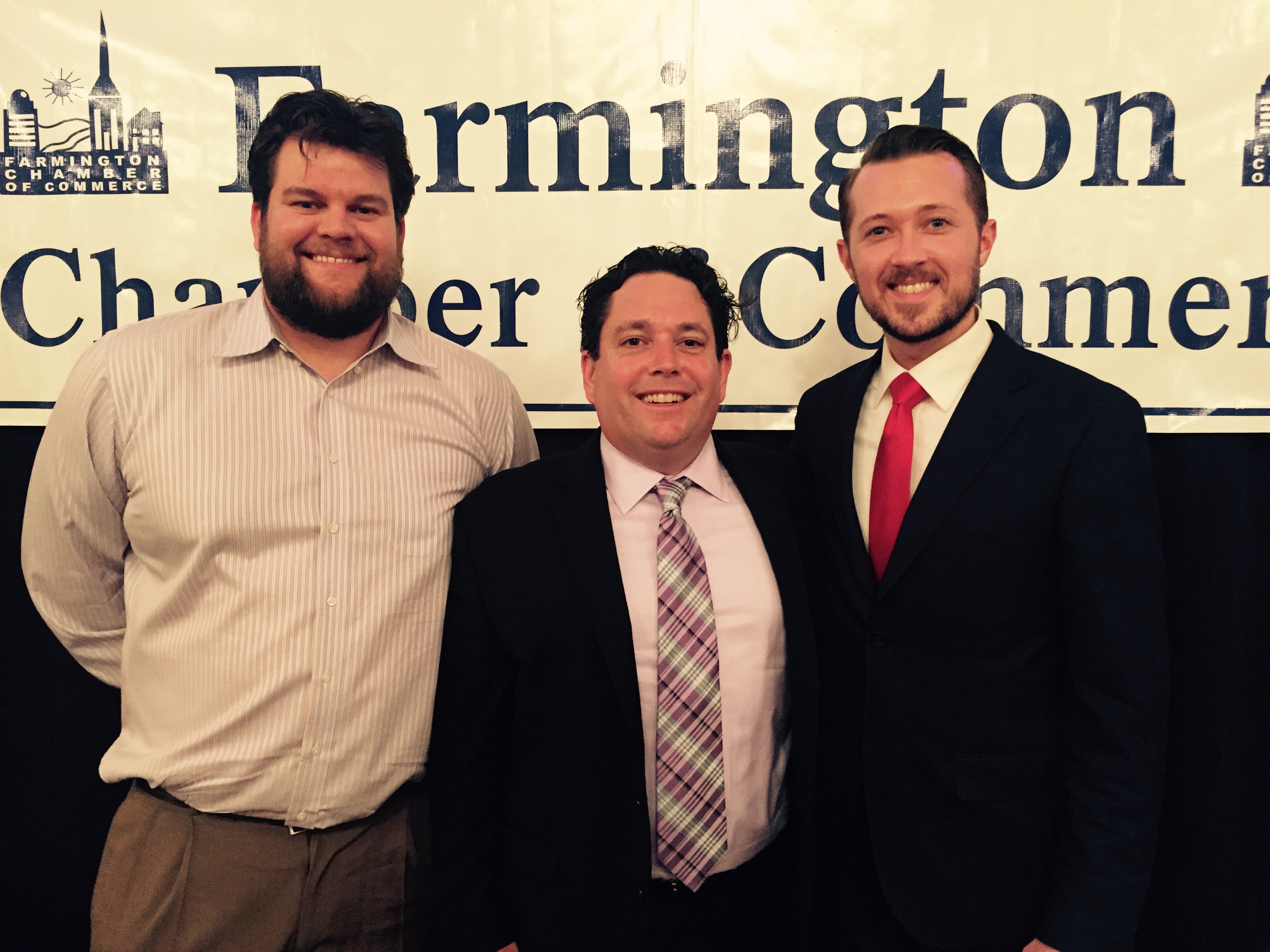 Phil Chabot, Brendan Moran, and Chris Forster.