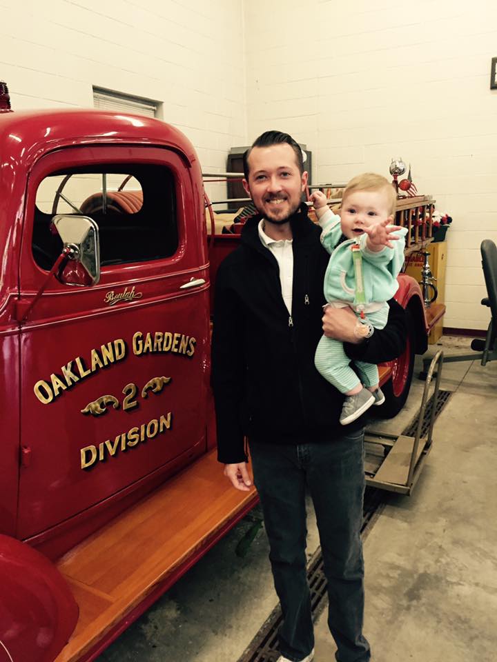Chris Forster with his daughter Delilah 